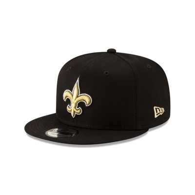 New Orleans Saints Gorra | New Era NFL Basic 9fifty Snapback Cap Mexico - Negros